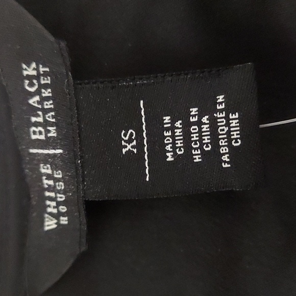White House Black Market Boxy Crop Top Sz XS Nwt - Picture 8 of 9